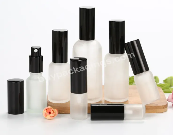 Essential Oil Personal Care Perfume White Frosted Glass Pump Spray Mist Cosmetic Bottles 5ml/10ml/15ml/30ml/50ml/100ml