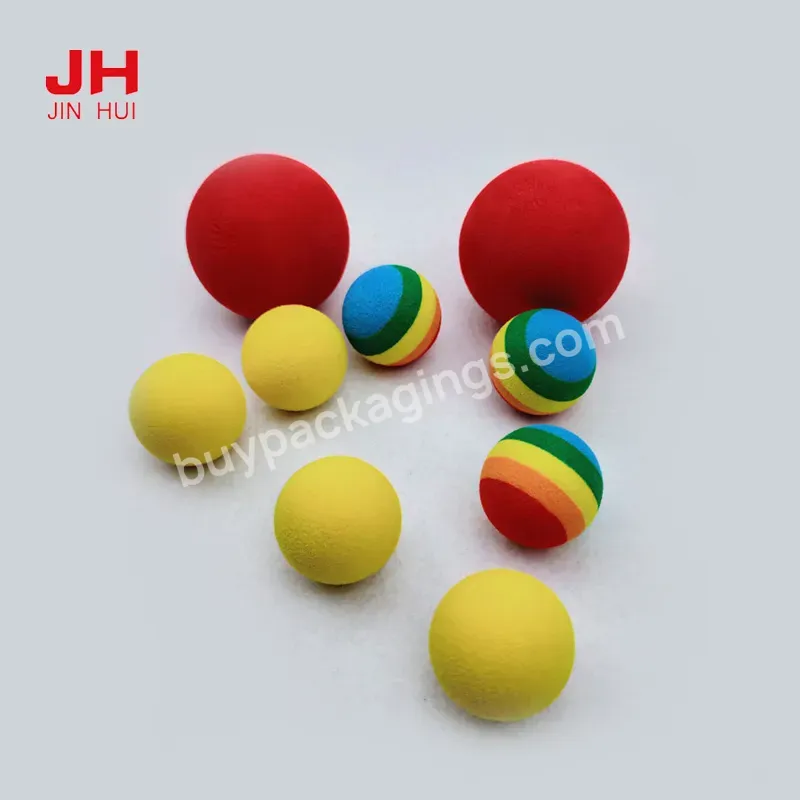 Eva Elastic Ball And Eva Stick For Auxiliary Packaging