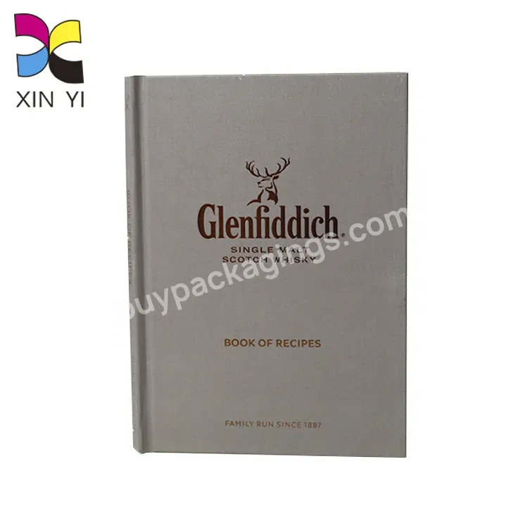 Excellent Quality Cloth Book Fabric Book Full Color Printing Recipe Book