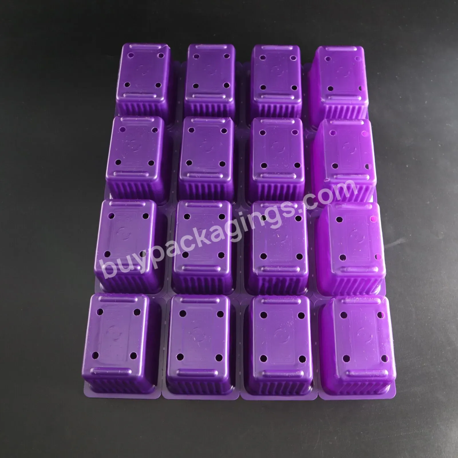 Existing Mold Ps Purple Plastic Blister Garden Germination Seed Starter Tray