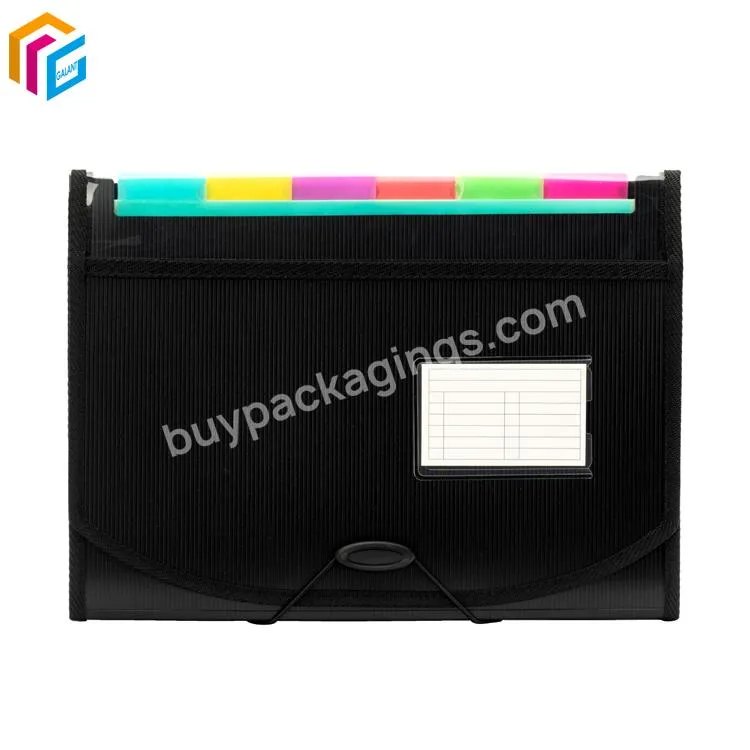 Expandable Accordion Document Bill Receipt Classroom Desk Organizer Filing Box Expanding File Folder With Pockets