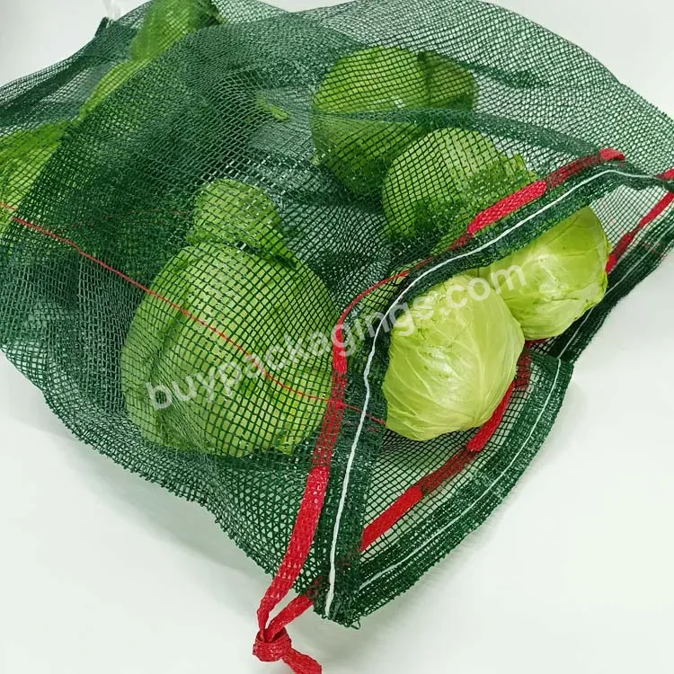 Export 25kg Pp Mesh Bag Vegetables Packing Onion Potatoes Garlic Packing Bags