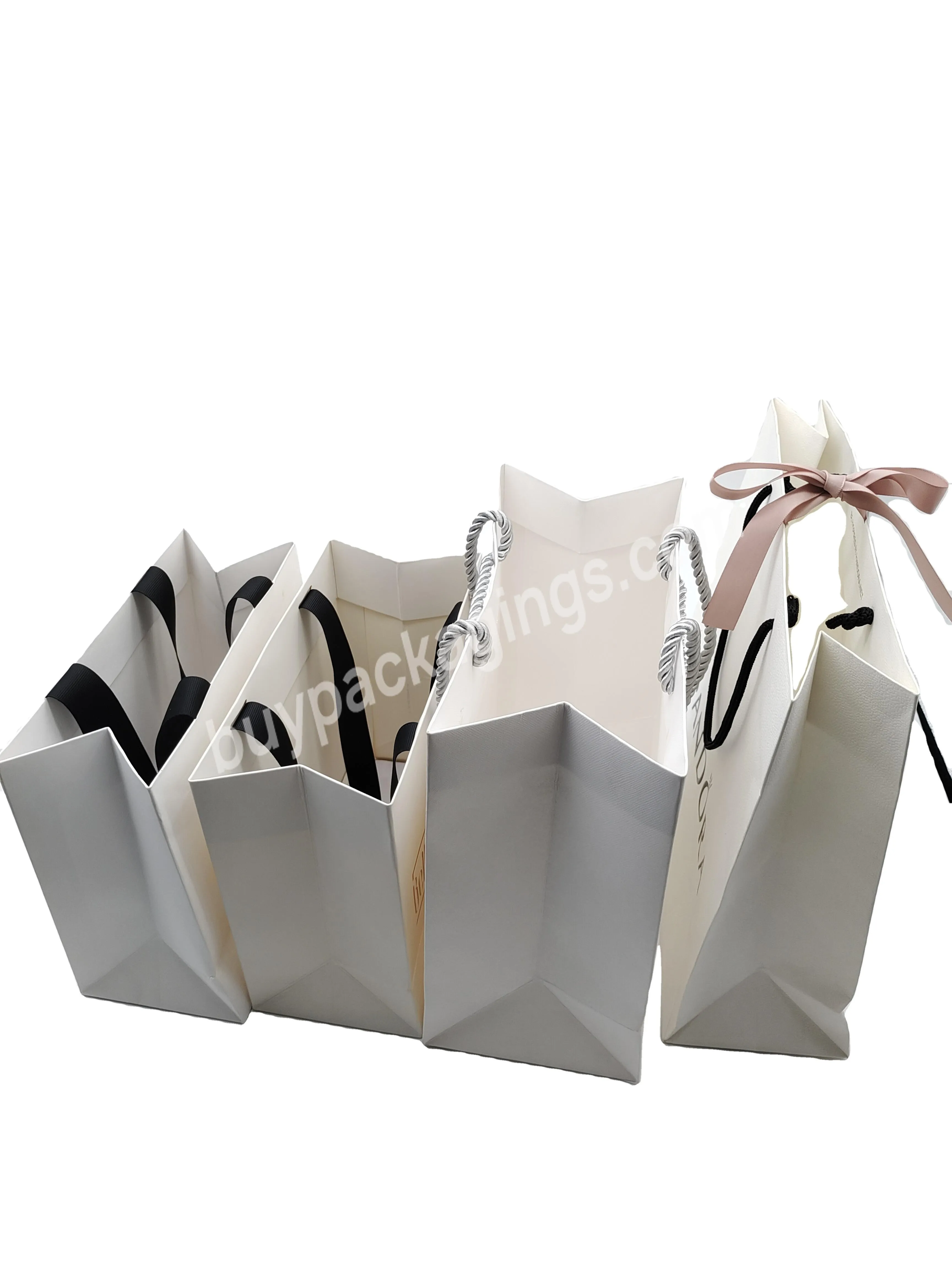 Exquisite Gift Packaging Coated Art Paper Recyclable Small Cosmetic Laminated Bags For Nail Art Equipment
