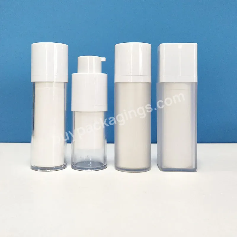 Eye Cream Twist Airless Pump Bottle Skin Care Cosmetic Serum Oil Sunscreen Package Lotion Airless Bottle 1 Oz 15ml 30 Ml 50 Ml