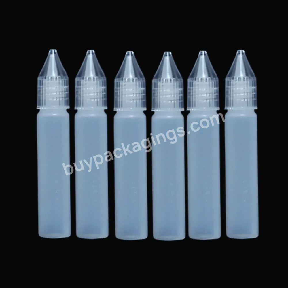 Eye Drop Bottle 10ml 15ml 30ml Plastic Empty Cosmetic Oil Squeezable Pen Shape Dropper Bottle For Oils Glue Water Wholesale