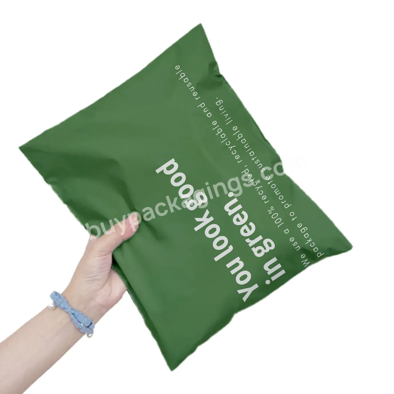 Fabrica De Bolsas Plasticas Custom Logo Sustainable Eco Compostable Plastic Mailing Bags