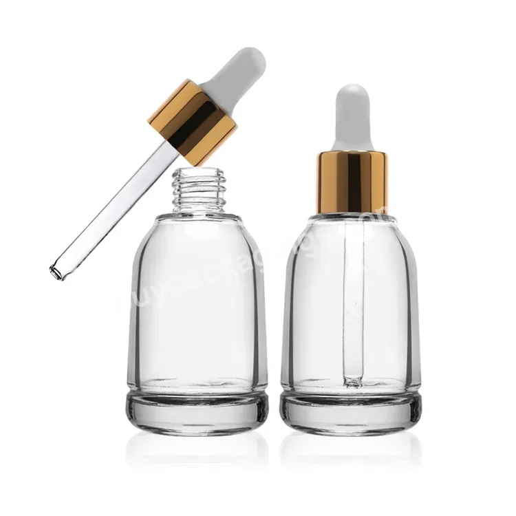 Face Serum Essential Oil Bottle Skinceuticals Ferulic Empty Clear Glass Cosmetic Serum Dropper Bottle Essens Skin Care Packaging