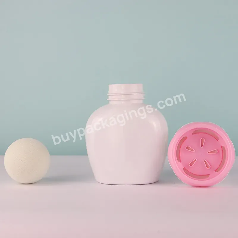 Facial Cleanser Packing White 50ml 100ml 150ml Pet Bottle Flower Foam Pump Bottle With Foaming Maker