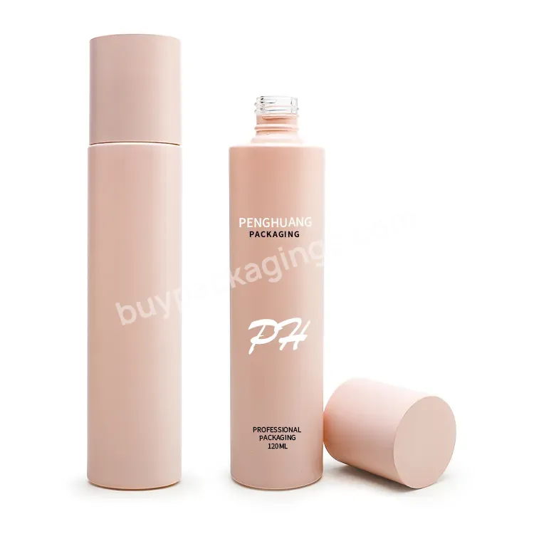 Facial Treatment White Essentiel Cosmetic Packaging 120ml Glass Lotion Pump Spray Skincare Softener Cosmetic Glass Bottle Set