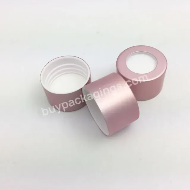 Factory 24mm,28mm Aluminum Rose Gold Diffuser Bottle Cap