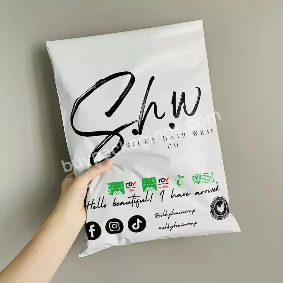 Factory Biodegradable Mailing Bags Self Sealing Custom Poly Mailer Plastic Bags Free Shipping For Clothes