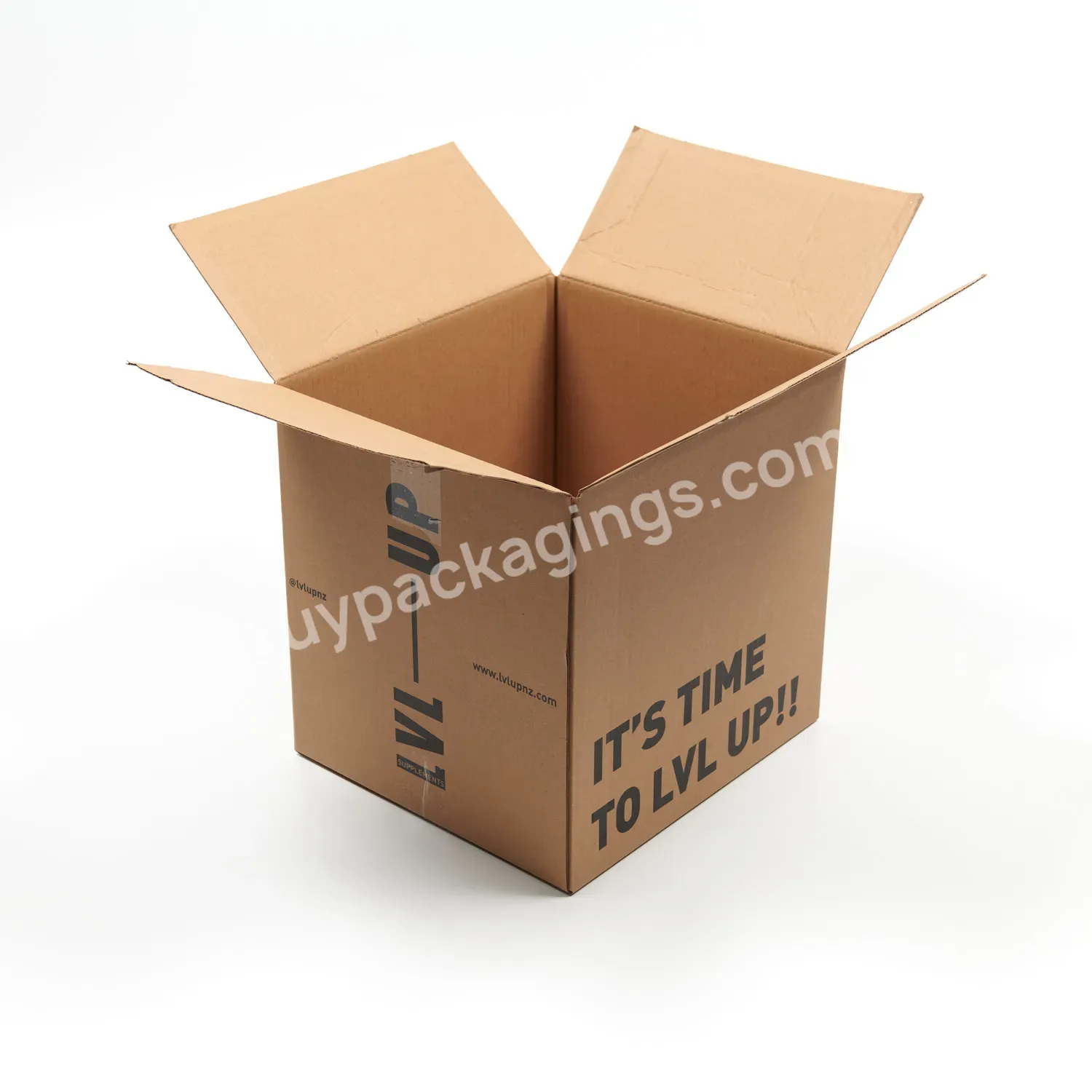 Factory Brown Regular Shipping Box Kraft Corrugated Paper Box For Express Delivery For Small Business Stores