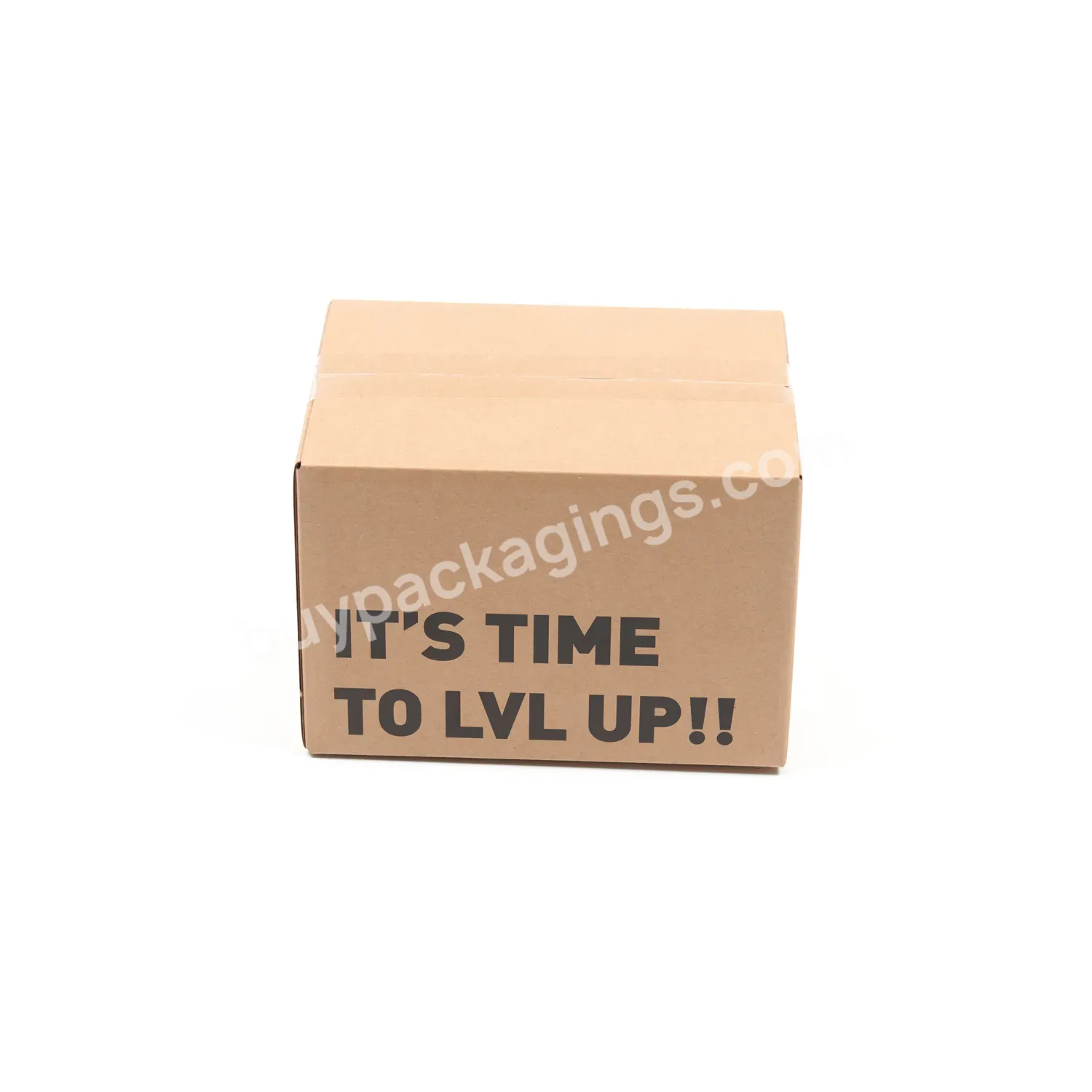Factory Brown Regular Shipping Box Kraft Corrugated Paper Box For Express Delivery For Small Business Stores
