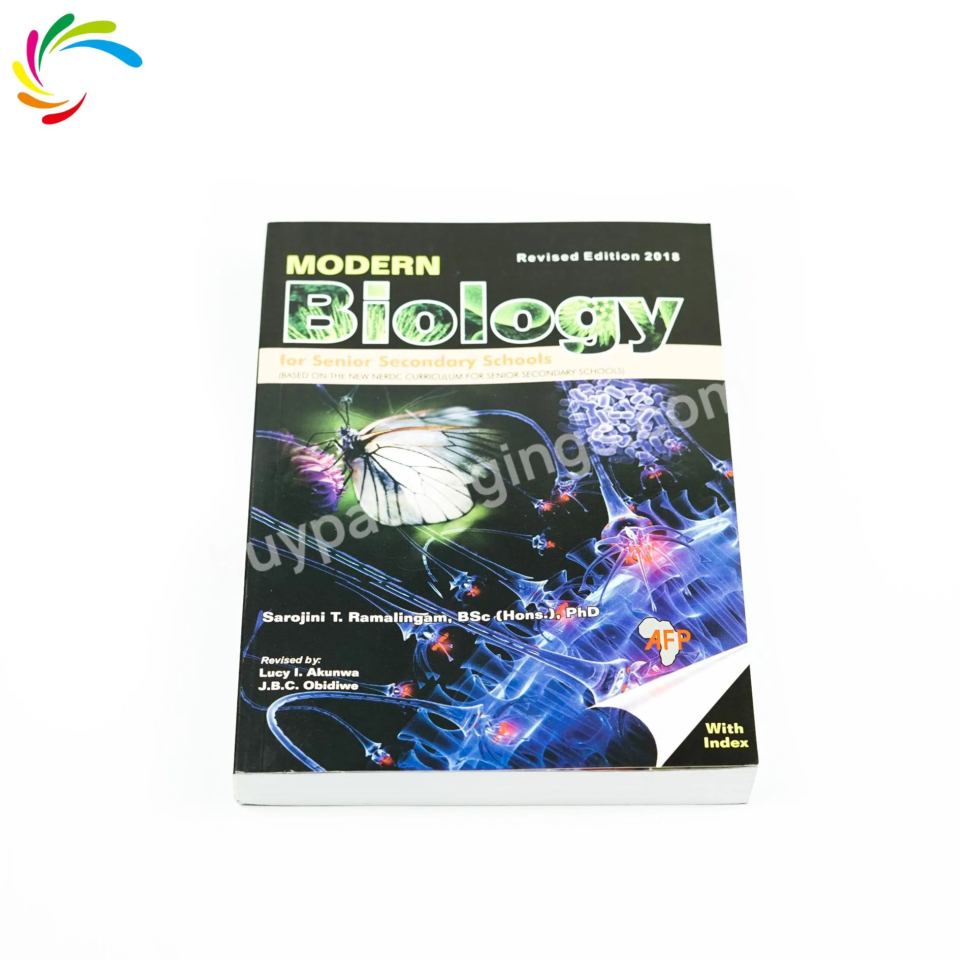 Factory cheap custom full color African English textbooks  junior high school   biology  book  education popular sales book.