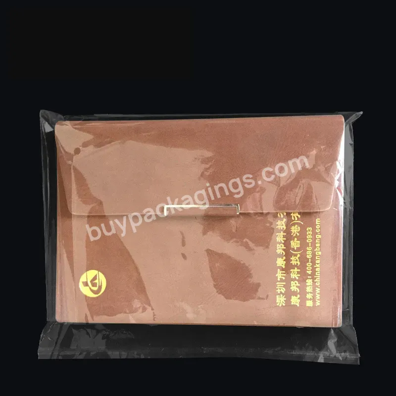 Factory Cheap Transparent Sticker Clear Self-adhesive Opp Plastic Ziplock Packaging Bag Clothing