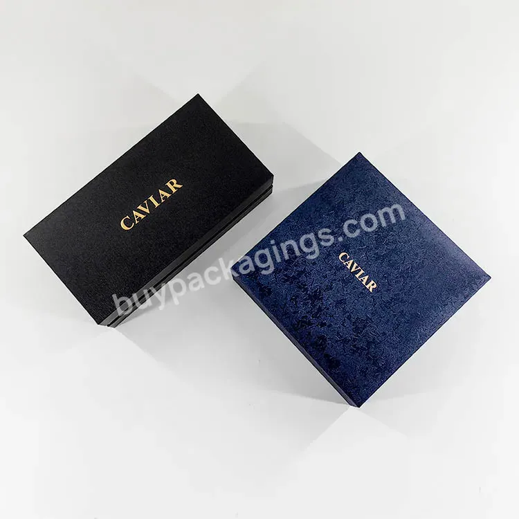 Factory Colorful Custom Self Design Food Box Caviar Package Box