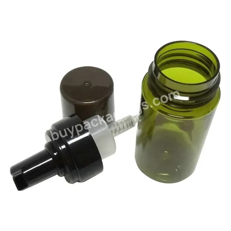 Factory Custom 30ml 50ml 60ml 100ml 150ml 200ml Pet Green Soap Foam Pump Bottles With Foam Pump And Cap