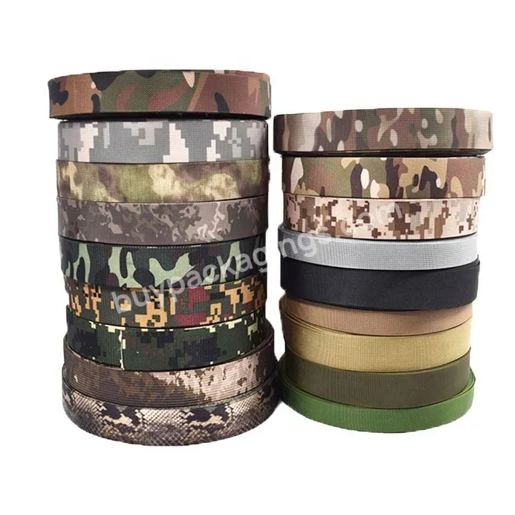 Factory Custom Camo Hot Transfer Prints Striped Elastic Webbing For Belt - Buy Elastic Webbing Camo,Elastic Webbing Prints Belt,Striped Elastic Webbing.