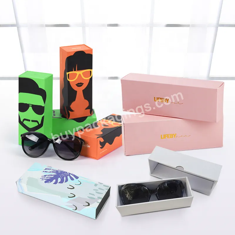 Factory Custom Cheap Price Luxury Sunglasses Box Sunglasses Case Paper Box Sunglasses Cardboard Box With Logo