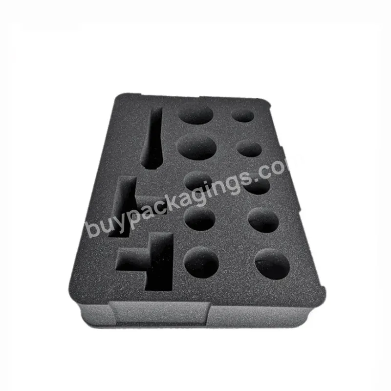 Factory Custom Cnc Milled Molded Die Cut Epe Eva Pu Foam Packaging Insert Box Of Sponge