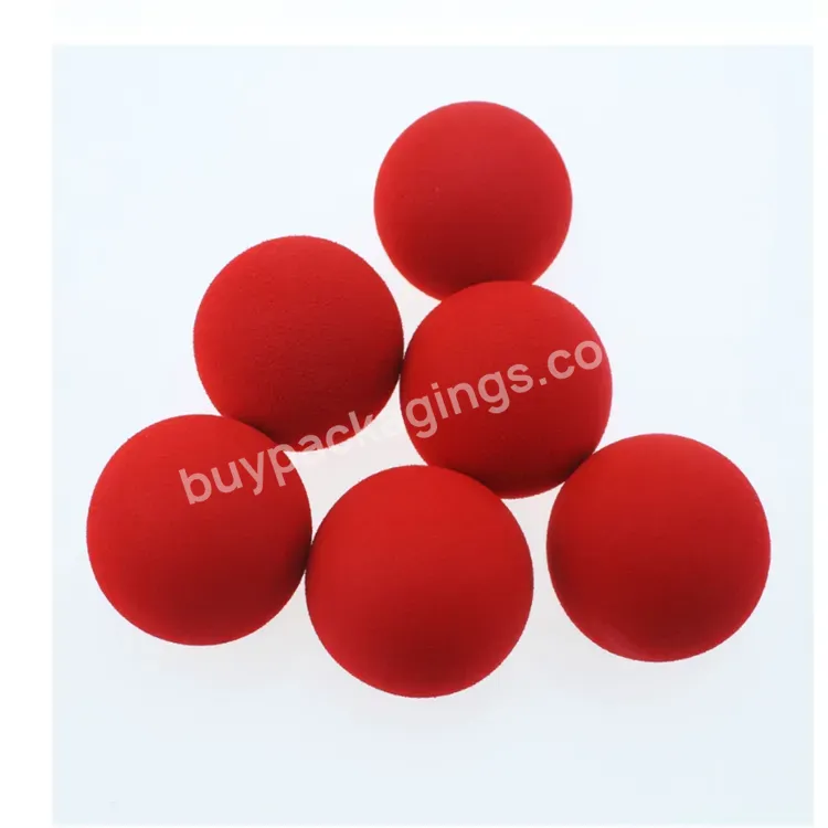 Factory Custom Colored Eva Foam Ball Hole Eva Foam Ball