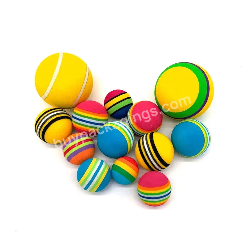 Factory Custom Eva Foam Ball Wholesale Sponge Foam Balls - Buy Foam Balls,Color Foam Ball,Eva Toys Ball.