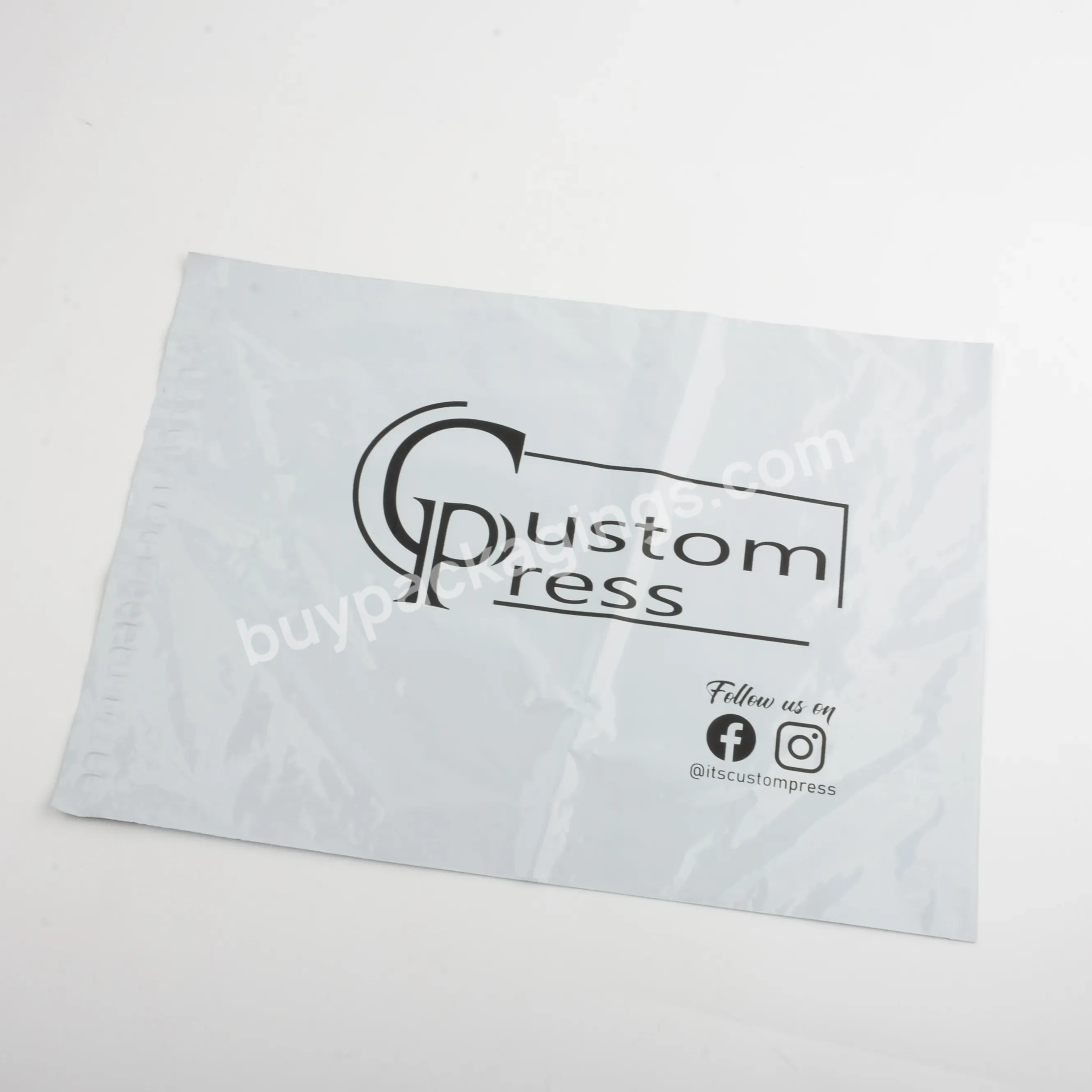 Factory Custom High Quality White Poly Mail Bag With Custom Logo Packaging Express Bag