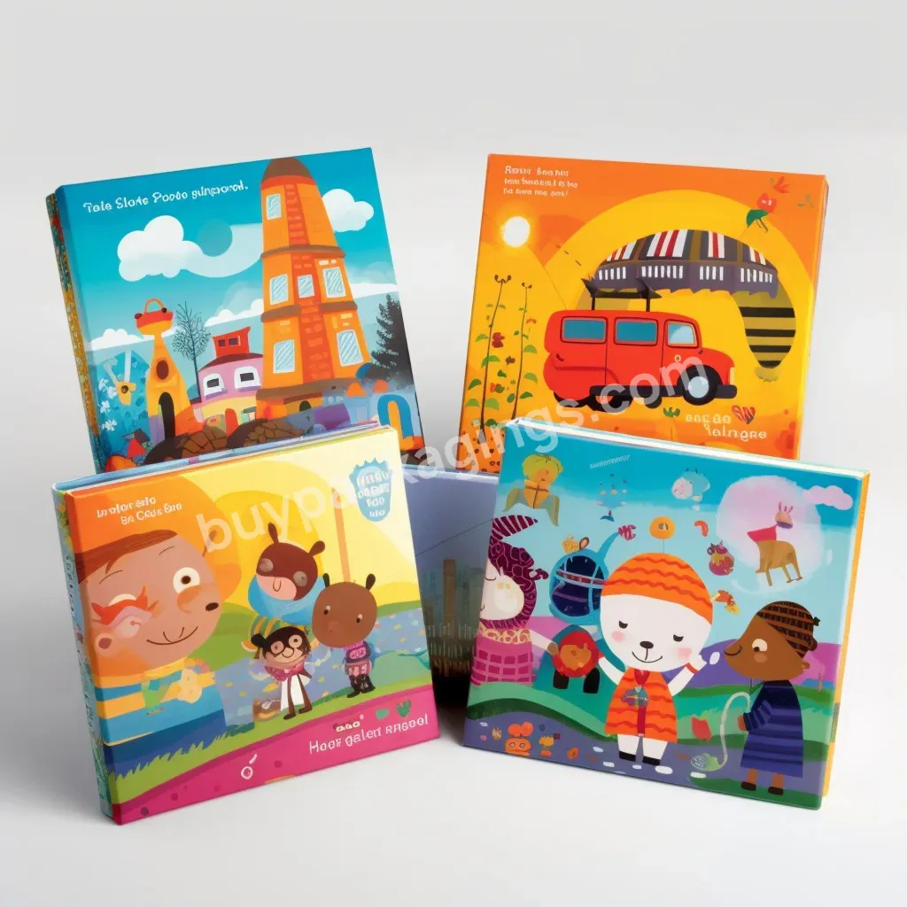 Factory Custom Kids Board Book Printing Services Children Thick Cardboard Book