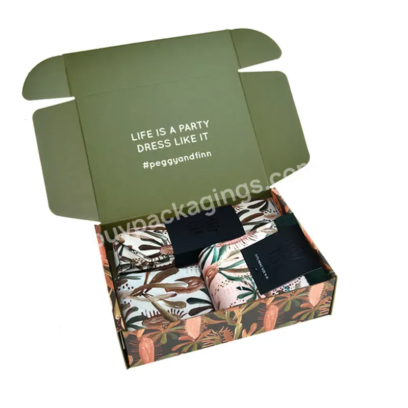 Factory Custom Logo Clothing Gift Box Packaging,Shipping Box Cheap