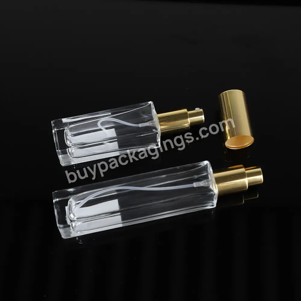 Factory Custom Logo Empty Glass Premium Envases De Vidrio Para Perfumes Refill Fragrance Perfume Spray Bottle With Pump