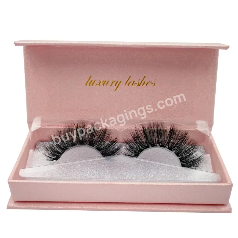 Factory Custom Logo Fashion False Mink Eyelashes Packaging Box