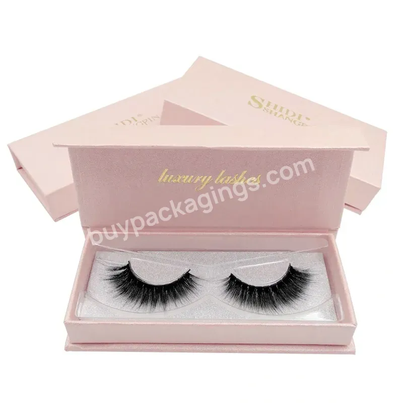 Factory Custom Logo Fashion False Mink Eyelashes Packaging Box