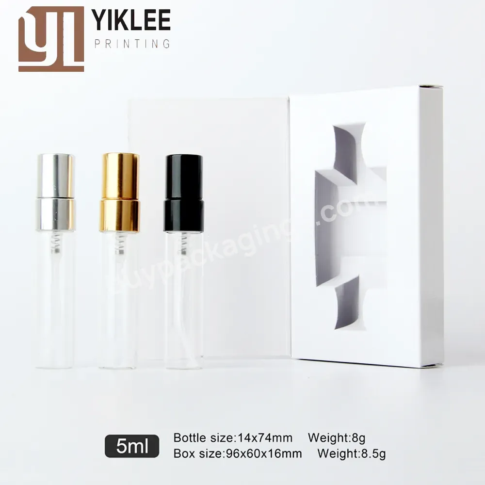 Factory Custom Logo For Gift Boxes Bottle With Atomizer Empty Parfum Packaging Customizable Paper Boxes And Glass Perfume