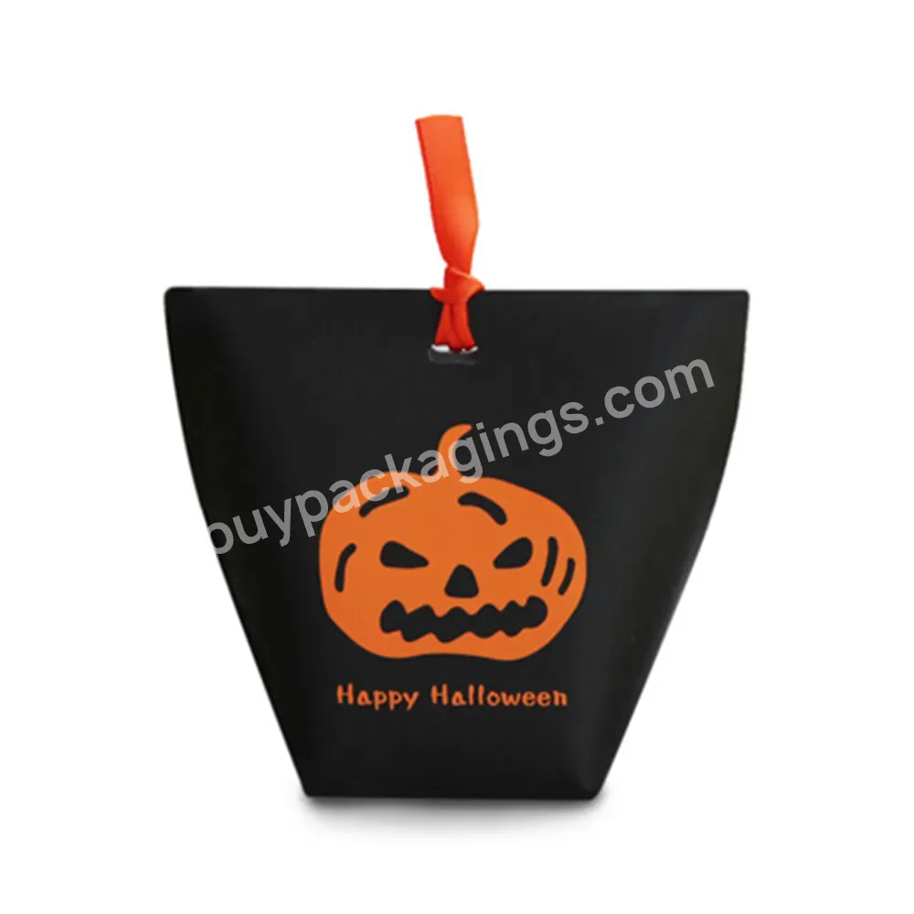 Factory Custom Merry Christmas Diy Home Party Decoration Pumpkin Favor Bags Candy Packages New Christmas Candy Box Gift Bags