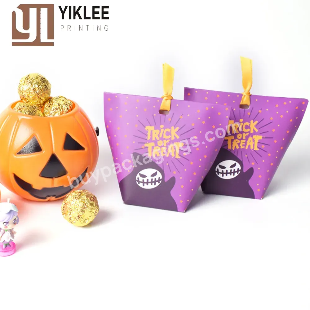Factory Custom Merry Christmas Diy Home Party Decoration Pumpkin Favor Bags Candy Packages New Christmas Candy Box Gift Bags