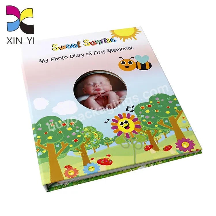 Factory Custom Printed Book Publishing Hardcover Books Baby First Year Memory Book