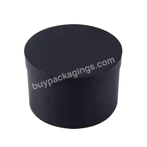Factory Custom Recycled Cardboard Round Paper Flower Tea Packaging Cylindrical Box