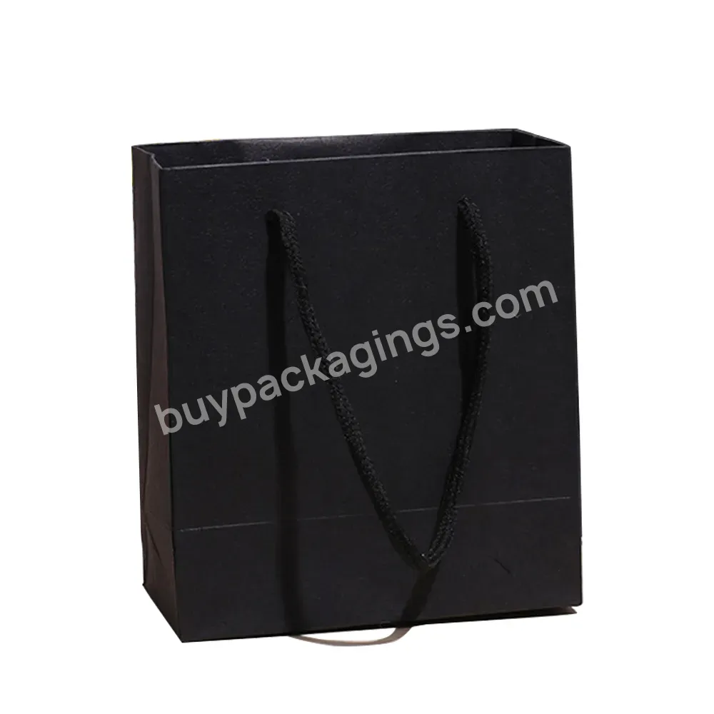 Factory Custom Thickened Bulk Wedding Party Favor Bags Shopping Package Small Business White Gift Paper Bags Gift Packaging