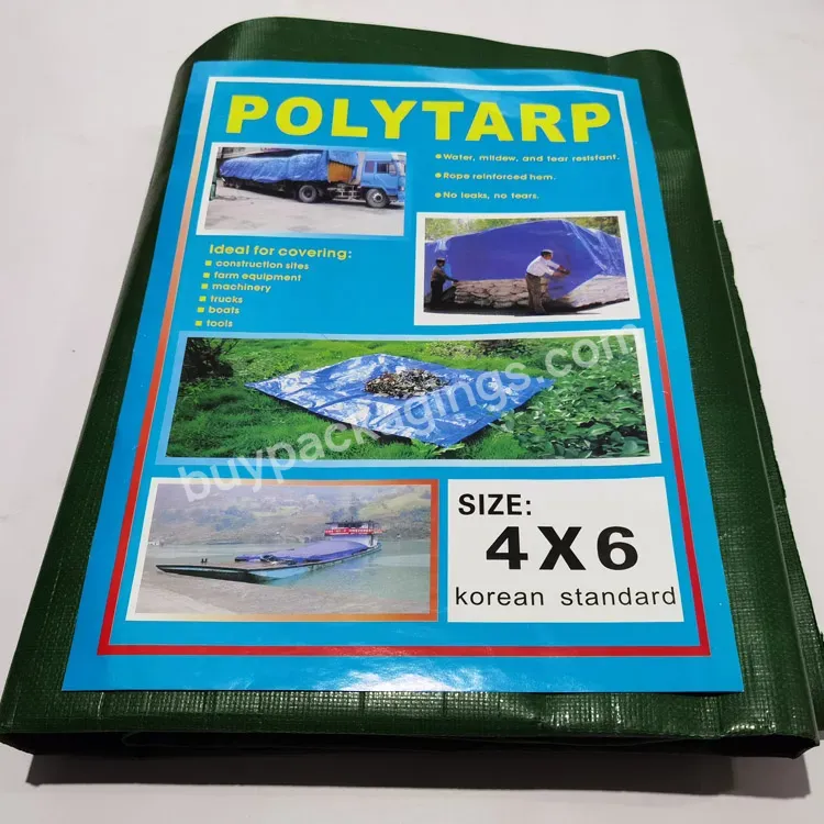 Factory Customized Custom Polyethylene Tarpaulin Waterproof Manufacturer Poly Tarp Pe Tarpaulin