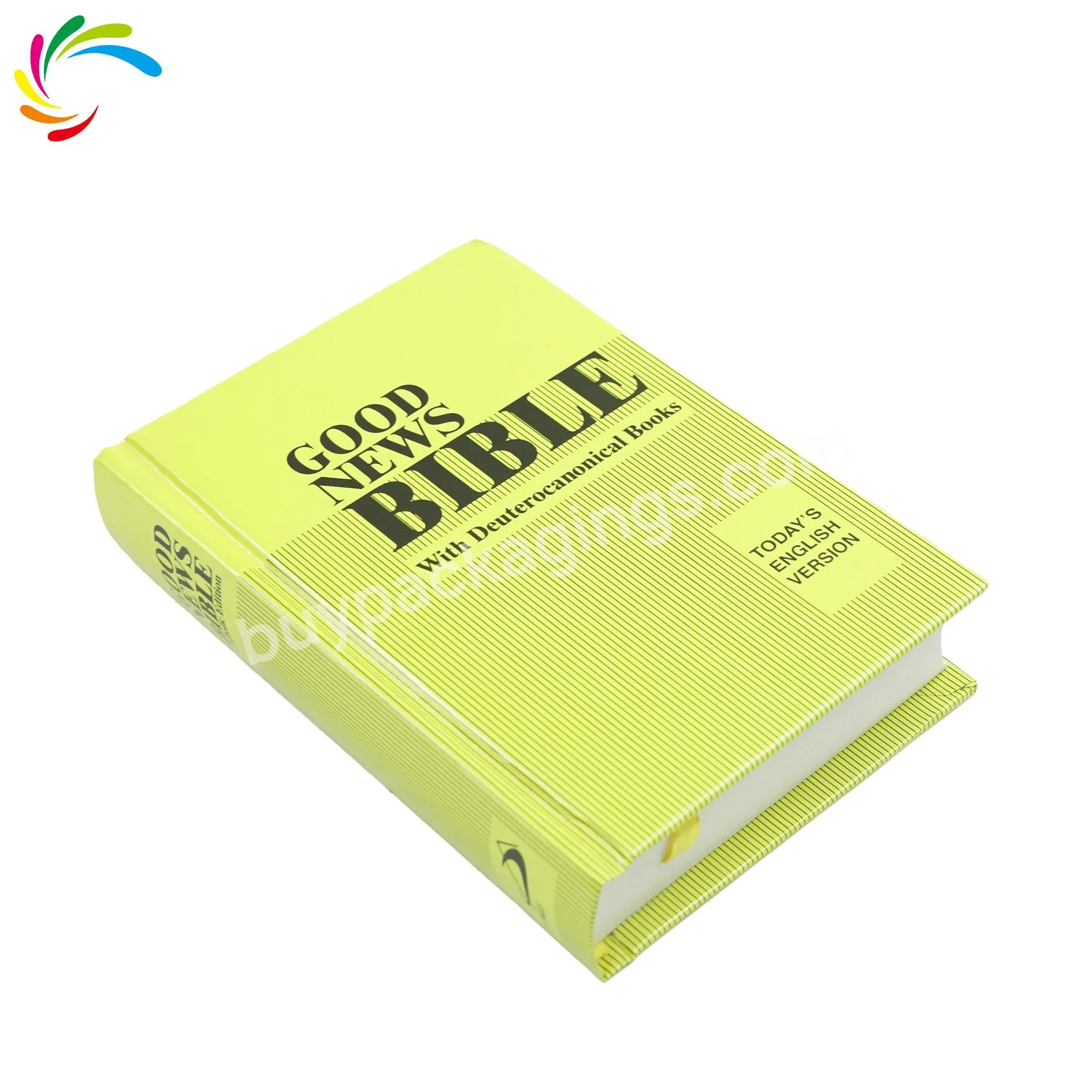 Factory Customized High Quality Hardcover Book Good News Bible Book