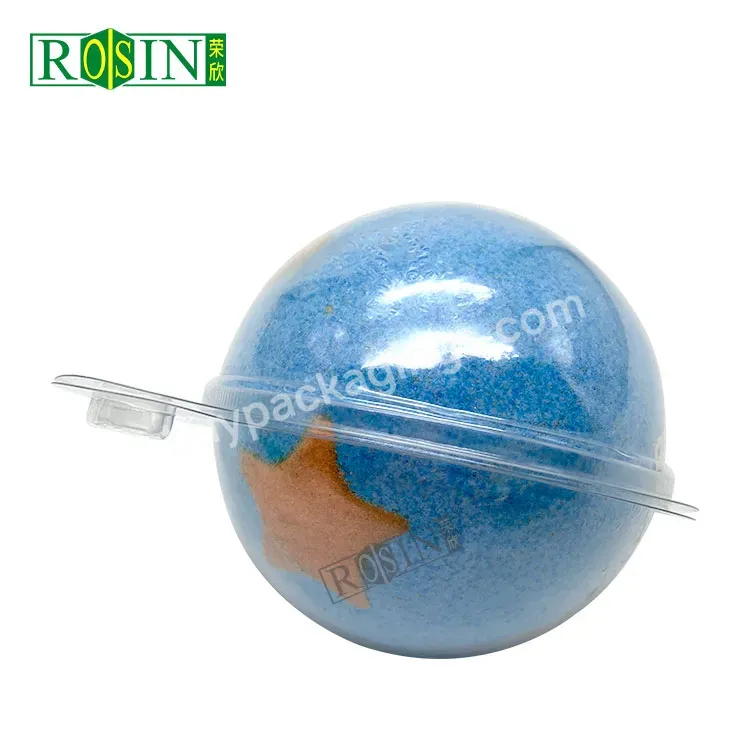 Factory Customized Pet Pvc Transparent Plastic Clam Shell Blister Bath Bomb Packaging