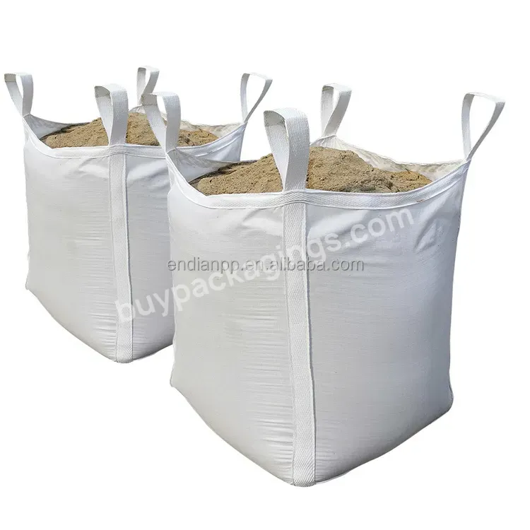 Factory Degradable Pp Plastic 1 Ton Super Sacks Big Jumbo Bulk Fibc Bags