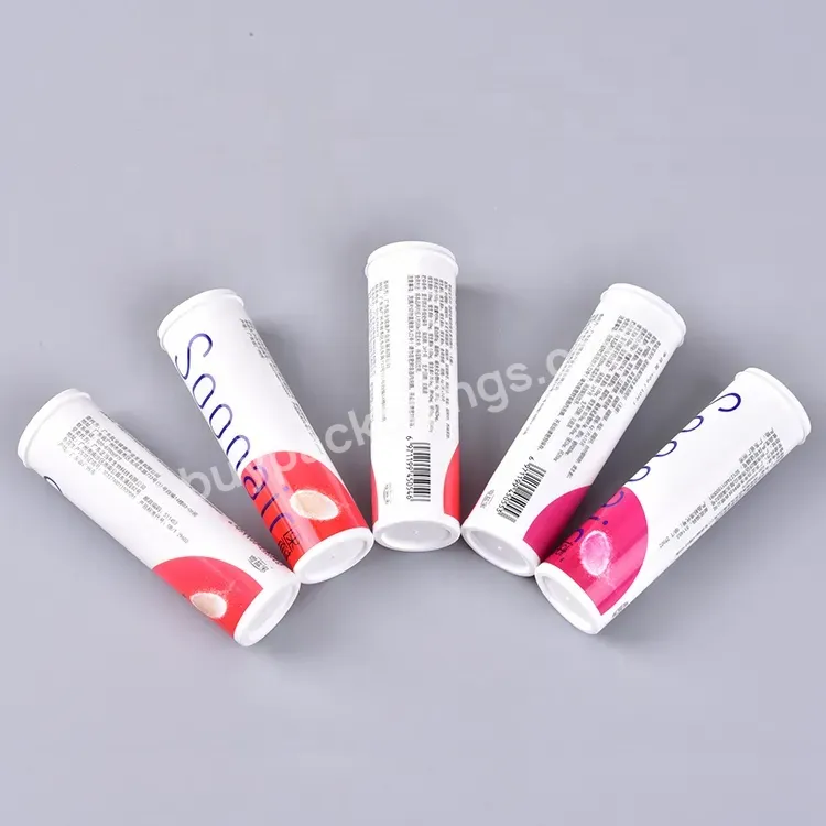 Factory Delivery Vitamin Effervescent Tablet Tube Candy Milk Tablet Bottle Pp Plastic Packaging Bottle