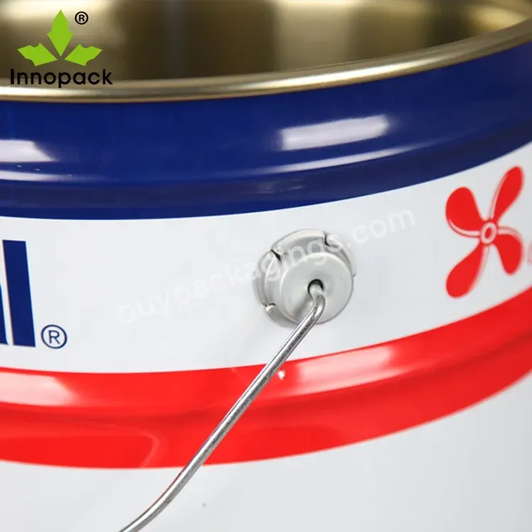 Factory Direct Custom 22l Metal Bucket With Flower Lid With Cheapest Price