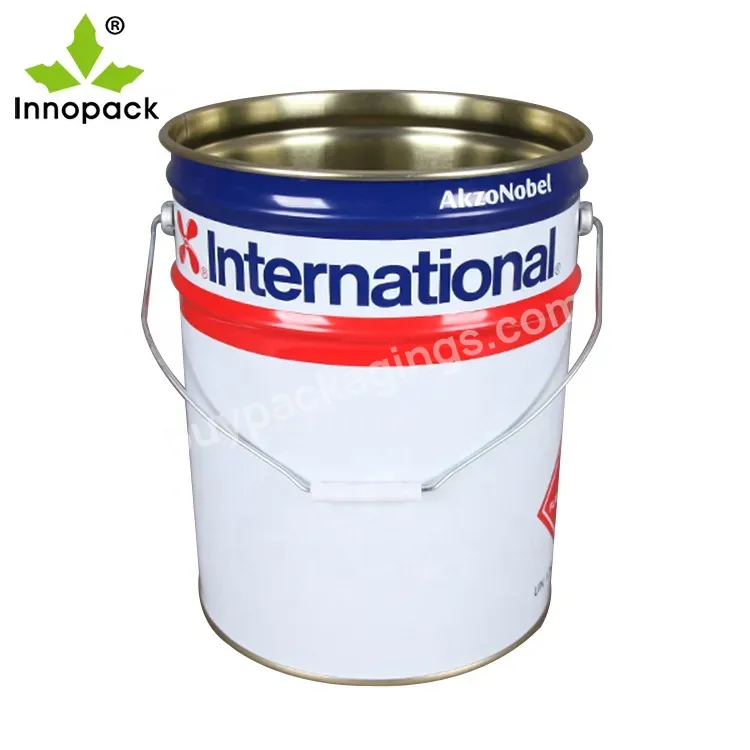 Factory Direct Custom 22l Metal Bucket With Flower Lid With Cheapest Price