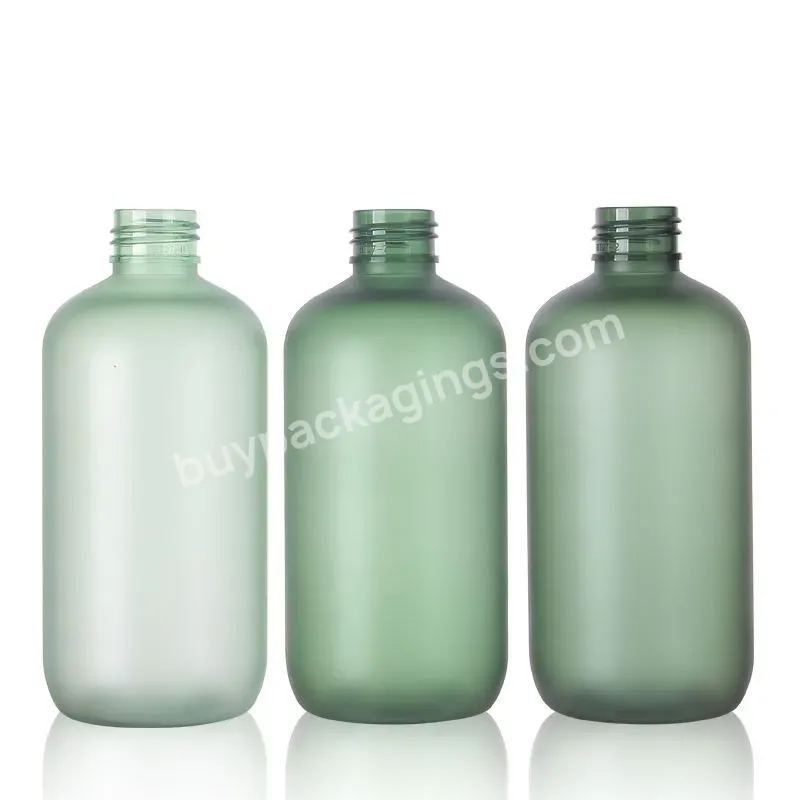 Factory Direct Frosted Boston Bottle 250ml Shampoo Bottle 8oz Hair Washing Bottle Manufacturer/wholesale