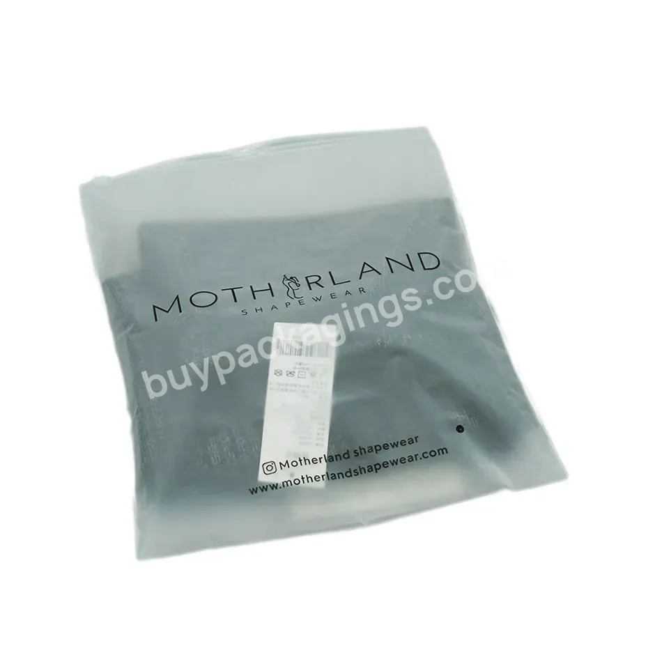 Factory Direct Frosted Zipper Poly Eco Friendly Pvc Recyclable Clear Clothing Bag For Clothes