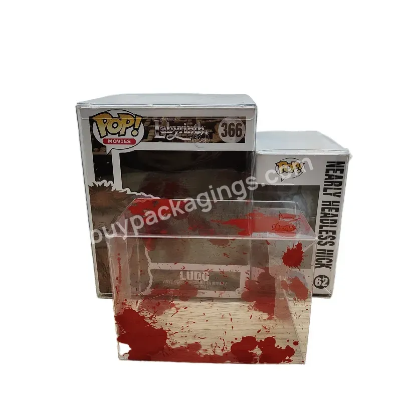 Factory Direct Funko Pop Clear Box Collectibles 0.5mm 0.6mm 0.7mm Bloody Funko Pop Protector