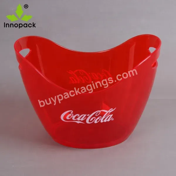 Factory Direct High Quality Oval Shape Single/double Wall Ice Buckets With Best Service - Buy Custom Ice Bucket,Ice Bucket Beer,Champagne Ice Bucket.