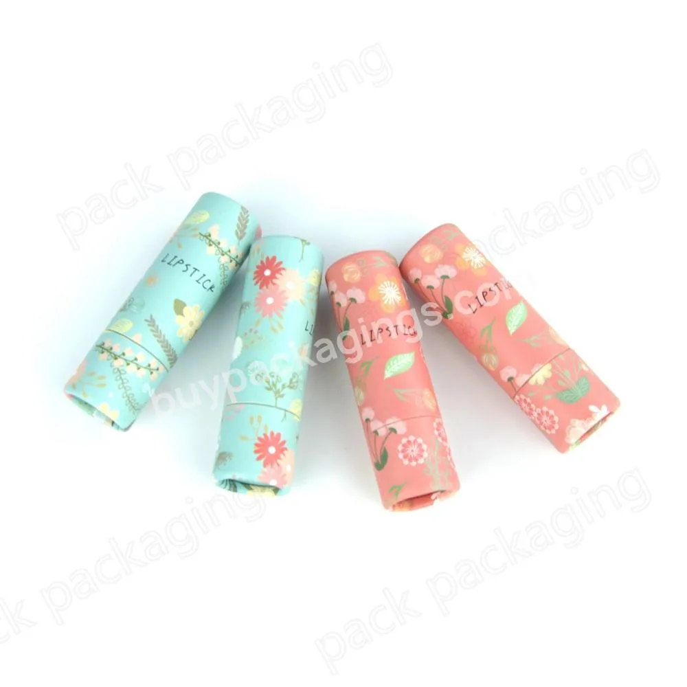 Factory Direct Multi Color Eco Friendly Cardboard Roll on Paper Tube for Lipstick Makeup Cosmetic Packaging